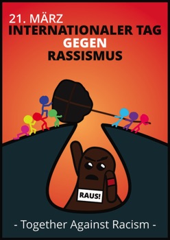 Plakat zum Tag gegen Rassismus (Lorenz Schneider)